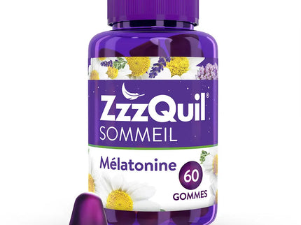 ZZZQUIL FORT SOMMEIL Mélatonine Arôme Fruits des Bois - 60 Gommes