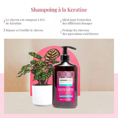 Shampoing réparateur et nutritif - Kératine