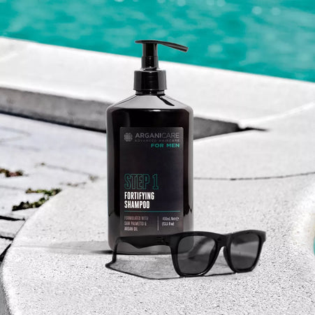 ARGANICARE Shampoing antichûte de cheveux - Étape 1 - Homme