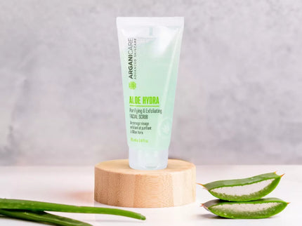 Gommage visage exfoliant et purifiant - Tous types de peaux - Aloe Vera