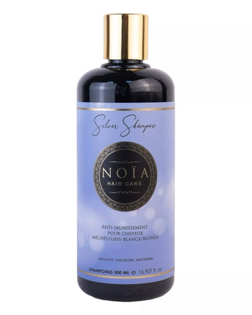 Shampoing Silver Anti-jaunissement pour cheveux méchés/gris-blancs/blonds-500ml