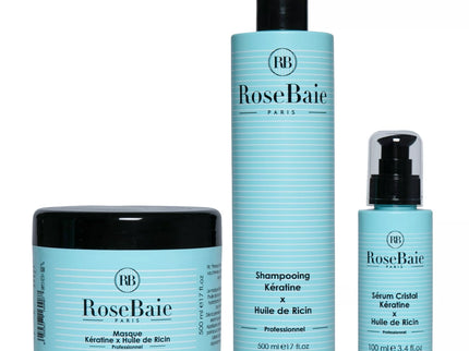 Rosebaie Gamme Ricin Shampoing/Masque/Sérum