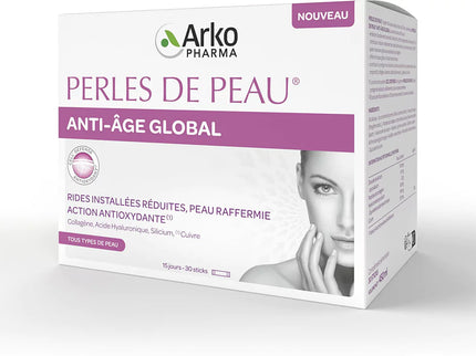 PERLES DE PEAU Anti-Age Global - 30 Sticks ARKOPHARMA