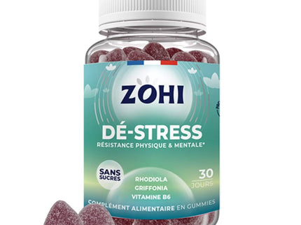 Zohi - Complément Alimentaire De-Stress parfum fruits des bois, Pilulier 30 jours 180g