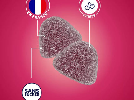 Zohi - Complément Alimentaire Cheveux parfum cerise, Pilulier 30 jours 180g