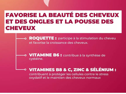 Zohi - Complément Alimentaire Cheveux parfum cerise, Pilulier 30 jours 180g