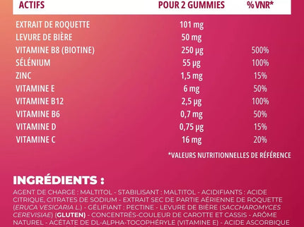 Zohi - Complément Alimentaire Cheveux parfum cerise, Pilulier 30 jours 180g