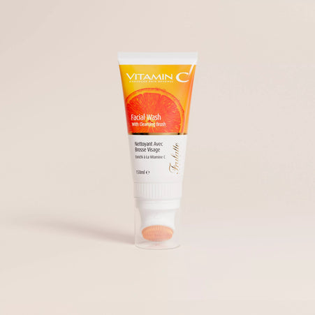 ARGANICARE Nettoyant avec brosse visage enrichi à la Vitamine C