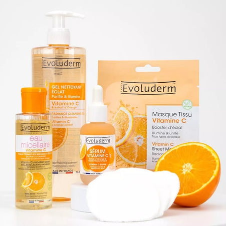 Routine visage 100 % Vitamine C - Idée Cadeau - Noël – Anniversaire - Fête des Mères