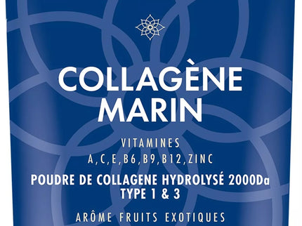 Beauty&Wild, Collagène Marin, 6g, Poudre collagène type 1 et 3 - Arôme fruits exotiques, Peptides Hydrolysés 2000 DA, Beauté et Sport, Peau Hydratée & Articulations Souples, 310g