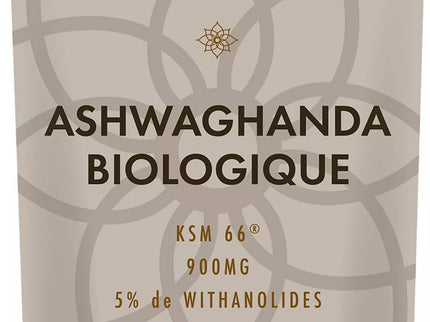 Ashwagandha Bio KSM-66®, 90 Gélules Vegan - 900mg/Jour - Fabriqué en France - Ginseng Indien Extra Fort, Anti-Stress, Musculation, Favorise le Bien-Être, Améliore la Qualité du Sommeil, Beauty&Wild