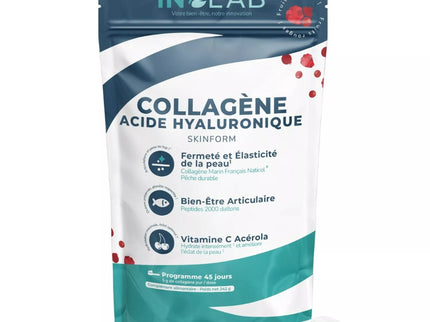 Collagène Marin arôme fruits rouges - Peau & Articulations - Complexe avec Acide Hyaluronique + Acérola
