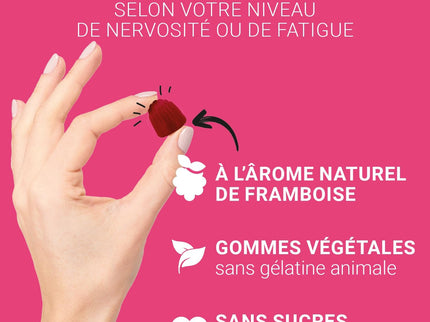 MAG 2 GOMMES Nervosité Fatigue - 45 Gommes Framboise