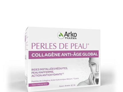 PERLES DE PEAU Anti-Age Global - 30 Sticks ARKOPHARMA