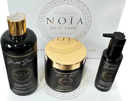 NOÏA HAIRCARE Coffret prestige Trio Antidotes + Peigne de voyage