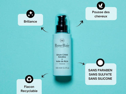 Rosebaie Gamme Ricin Shampoing/Masque/Sérum