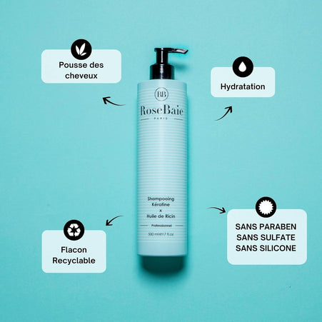 Rosebaie Gamme Ricin Shampoing/Masque/Sérum