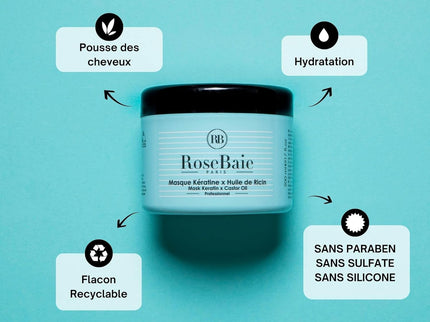 Rose Baie Gamme Thermo B.otox Shampoing Ricin