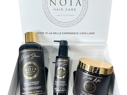 NOÏA HAIRCARE Coffret prestige Trio Antidotes + Peigne de voyage