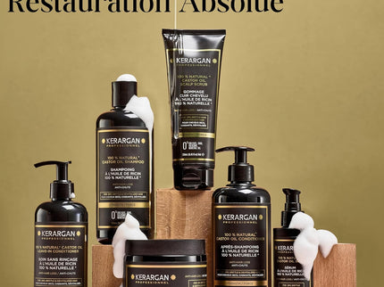 Kerargan - Duo Anti-Chute Shampoing, Après-shampoing & Masque Huile de Ricin - 2x500ml