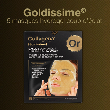 COLLAGENA GOLDISSIME MASQUE COUP D'ÉCLAT - 5 Masques