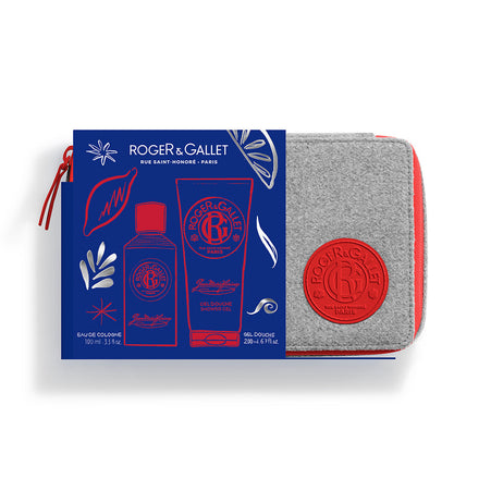 COFFRET TROUSSE JEAN MARIE FARINA Eau de Cologne 100ml et Gel Douche 200ml - ROGER GALLET