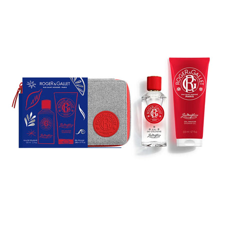 COFFRET TROUSSE JEAN MARIE FARINA Eau de Cologne 100ml et Gel Douche 200ml - ROGER GALLET