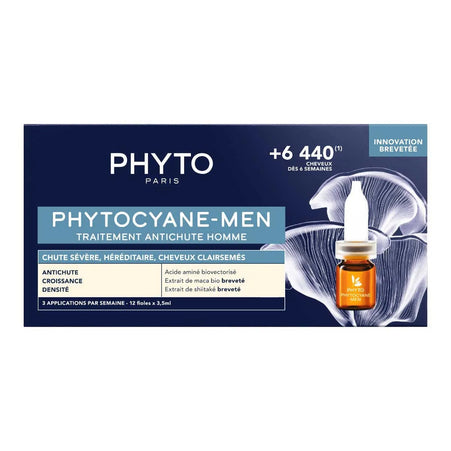PHYTOCYANE PROGRESSIVE Traitement Antichute Homme - 12x5ml