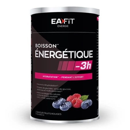 EAFIT BOISSON ENERGETIQUE - 3H Fruits Rouges - 500g